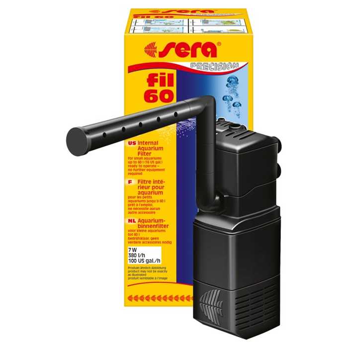 Sera Aquariophilie FILTRE INTÉRIEUR POUR AQUARIUM SERA FIL 60 4001942068437 06843