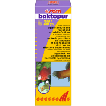 Sera Sera Baktopur 100ML - 1000 à 2000L - Conditionneur d’eau contre les infections bactériennes 4001942025607 02560