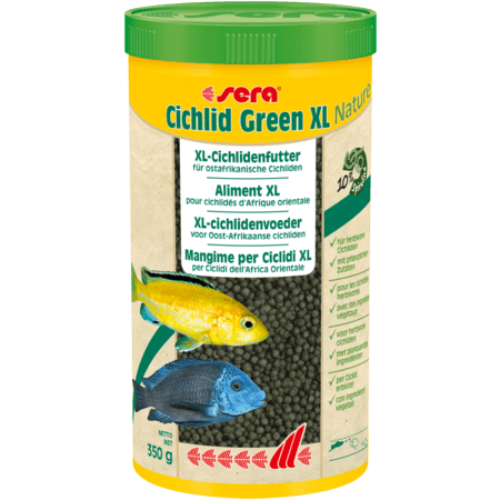 Sera Pompes à air Sera Cichlid Green XL Nature - Nourriture pour cichlidés - 350g 00213