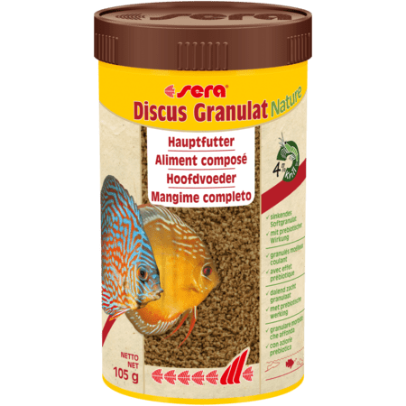 Sera Sera Discus Granulat Nature - Nourriture pour Discus - 105g 4001942003056 00305