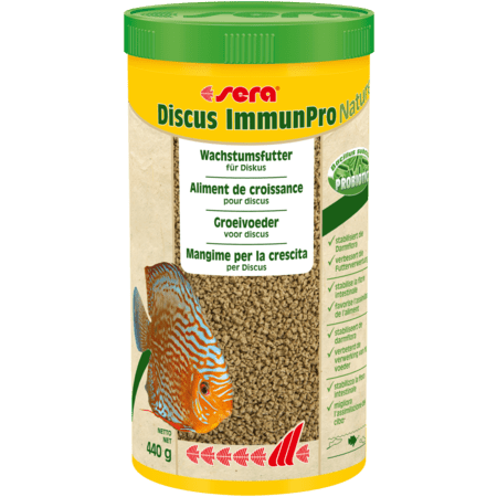 Sera Sera Discus ImmunPro Nature - Nourriture pour Discus - 440g