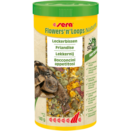 Sera Sera Flowers'n'Loops Nature - Nourriture pour tortues 4001942019002 01900