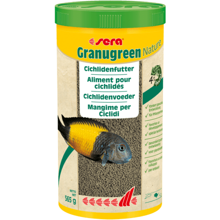 Sera Sera Granugreen Nature - Nourriture pour Cichlidés - 565g 4001942003964 00396
