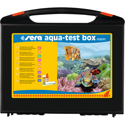 Sera Analyse d'eau Sera Koi Aqua-test box Marin (+Ca) - Valise d'analyse complète pour aquariums marins 4001942040044 004004