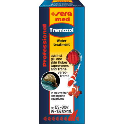 Sera Traitements Sera Med Professional Tremazol 25ml pour 500litres - Contre les vers de branchies et de peau 02190