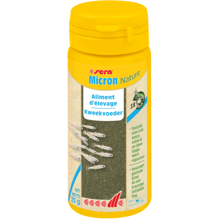 Sera Sera Micron Nature - Aliment d'élevage - 25g 4001942007207 00720
