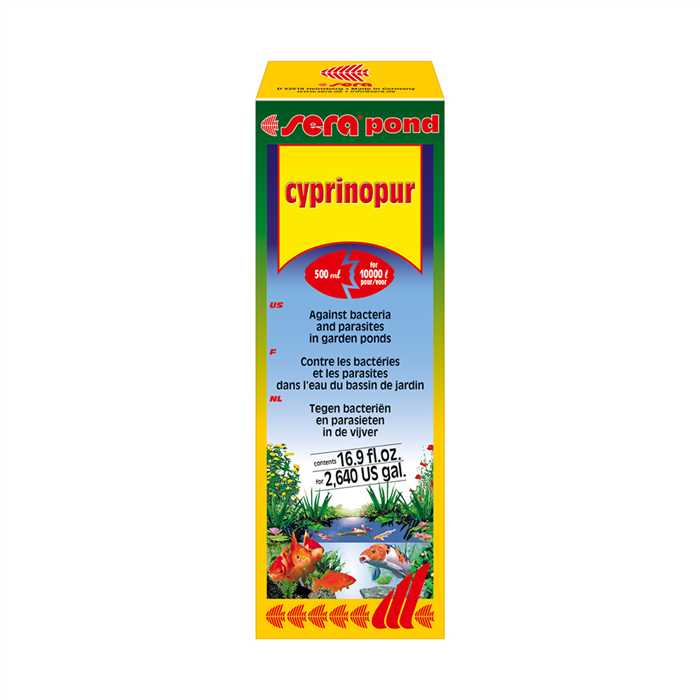 Sera Traitements SERA POND CYPRINOPUR 500ML POUR 10.000 LITRES 4001942074605 07460