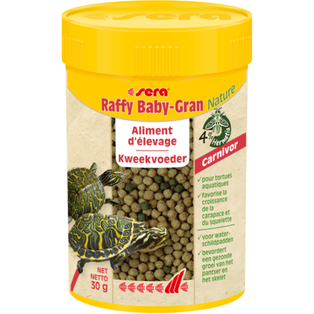 Sera Sera Raffy Baby-Gran Nature - Nourriture pour tortues - 30g 4001942017275 01727