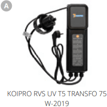Superfish A. KOIPRO RVS UV T5 TRANSFO 75 W-2019 Pièces détachées pour Koi Pro UVC 75W 06010305