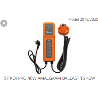 Superfish A. SF KOI PRO 40W AMALGAAM BALLAST T5 40W Pièces détachées pour Koi Pro Module UVC 40W 06010453