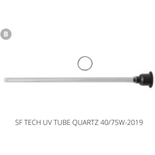 Superfish B. SF TECH UV TUBE QUARTZ 40/75W-2019 Pièces détachées pour UV Alu Tech UVC 40W 06010295