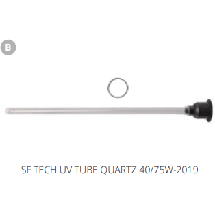 Superfish B. SF TECH UV TUBE QUARTZ 40/75W-2019 Pièces détachées pour UV Alu Tech UVC 75W 06010295