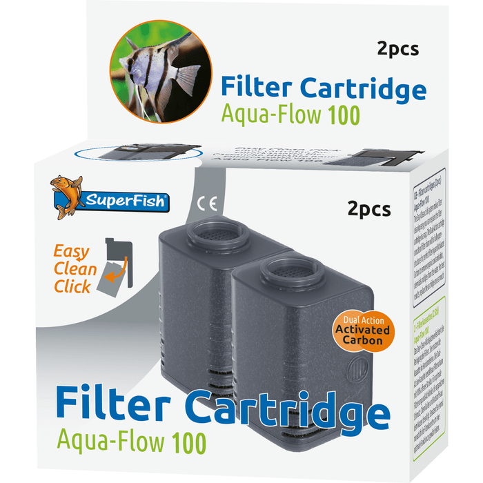 Superfish Cartouche Aqua-Flow 100 Easy Click (2Pcs) - Superfish 8715897041785 A7030840