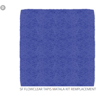 Superfish D. SF FLOWCLEAR TAPIS MATALA KIT REMPLACEMENT Pièces détachées pour Flow Clear 10000 06030015