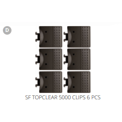 Superfish D. SF TOPCLEAR 5000 CLIPS 6 PCS Pièces détachées pour Top Clear 5000 06020703