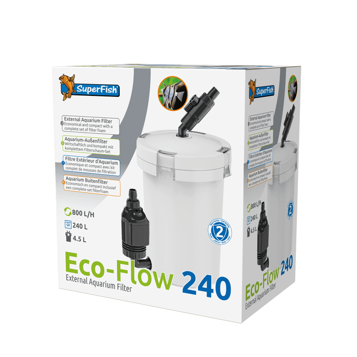 Superfish Filtre Externe Eco Flow 240 - Superfish 8715897319631 A7031350