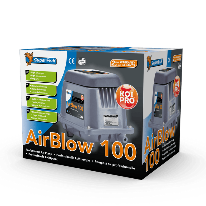 Superfish Pompes à air Koi Pro AirBlow 100 - Pompe à air à haute réputation - Superfish 8715897204098 07020305