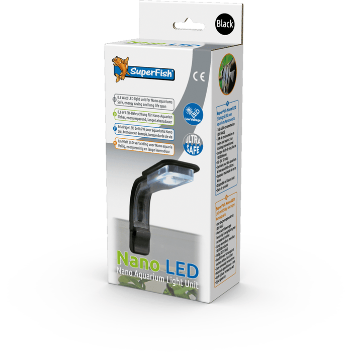 Superfish Éclairage pour aquariums Nano Led Noir - Led pour Aquarium - Superfish 8715897276538 A4020040