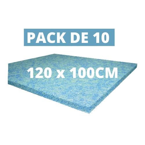 Superfish Matières filtrantes Pack de 10 Tapis Japonais 120 x 100 x 3.8CM - Véritable tapis japonais de haute qualité ! 08020510x10