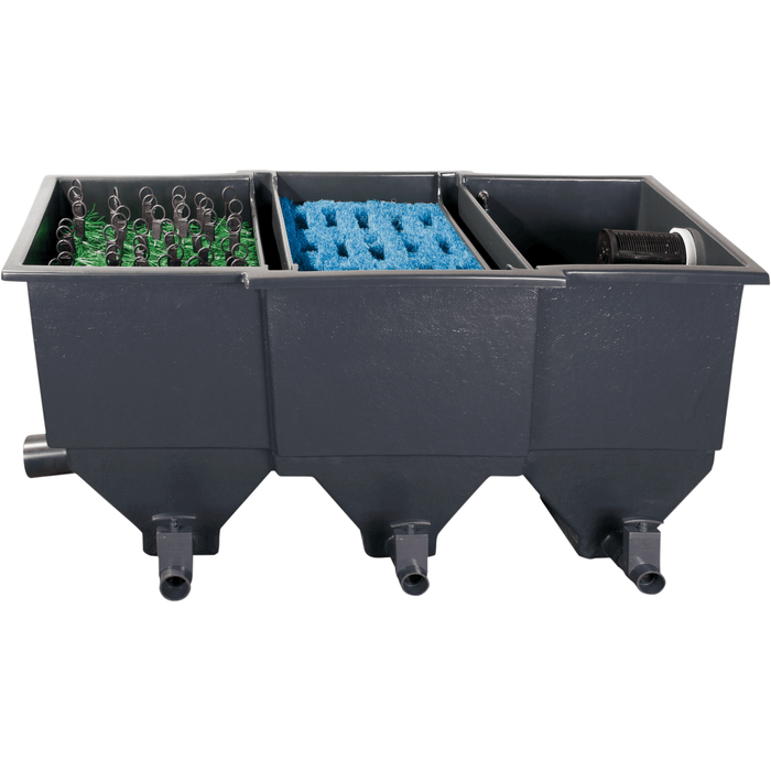 Superfish Filtres multichambre Poly Tech Move 60 - Filtre multi-chambre pour bassin jusque 30M³ - Pompage/Gravitaire - Superfish