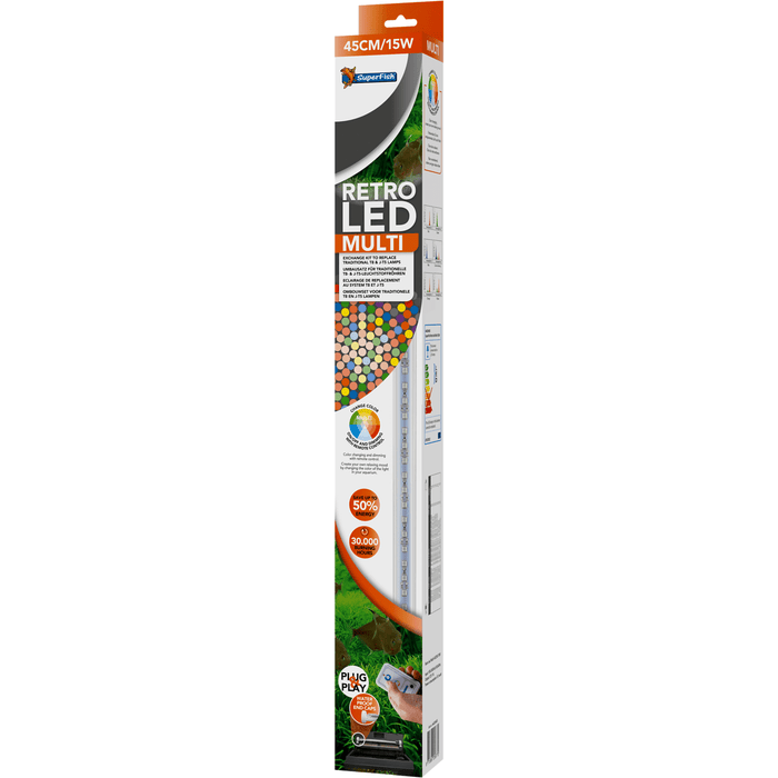Superfish Éclairage pour aquariums Retro Led Multi T5 115cm - Led pour Aquarium - Superfish 8715897258923 A4020495