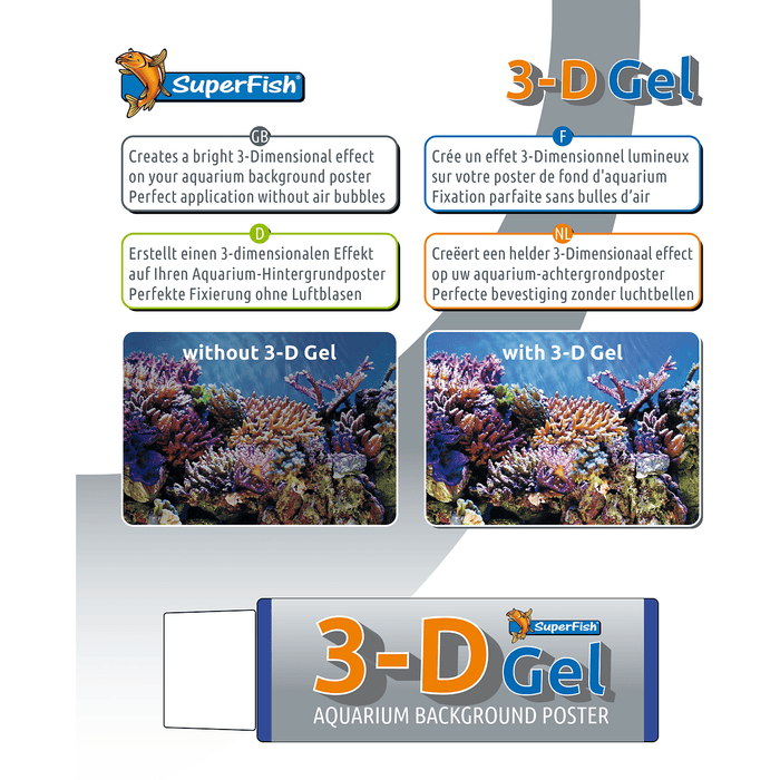 Superfish Poster d'aquarium SF 3D Poster Gel 8715897204913 A4070599