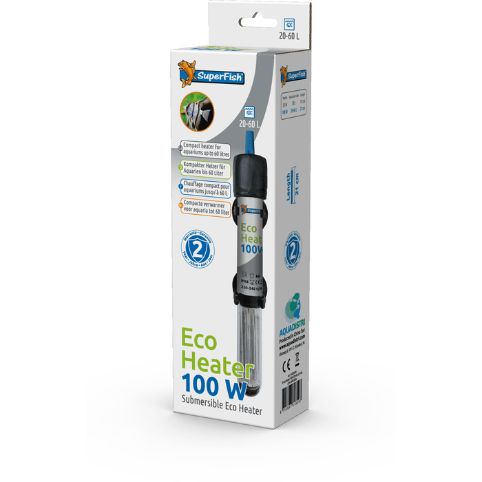 Superfish SF Eco Heater 100W - Chauffage pour aquarium - Superfish 8715897313097 A4030410