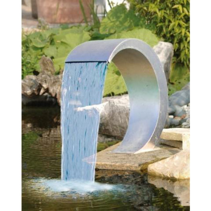 Ubbink Lame d'eau MAMBA - cascade Etang & Piscine - Inox 316L - Lame d'eau pour piscine 3700151444421 7504442