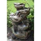 Ubbink NORFOLK - Reproduction rocher avec cascade et éclairage LED 1387075