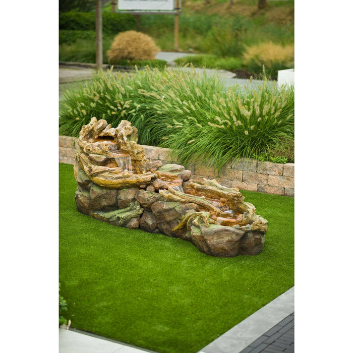 Ubbink Tripani 263CM de long - Cours d'eau naturel avec pompe et LED - Ubbink 1387102
