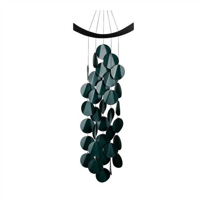 Woodstock Carrillons à vent Carillon à vent Clair de lune vert foncé 86 cm acier couleur 28375282012 MMWE