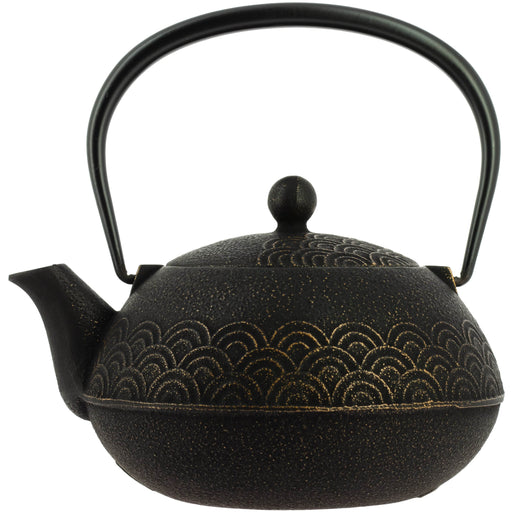 Woodstock Théière Iwachu Seigaiha Noir-Doré 900 ml 8435131214996 TT11219GDBK