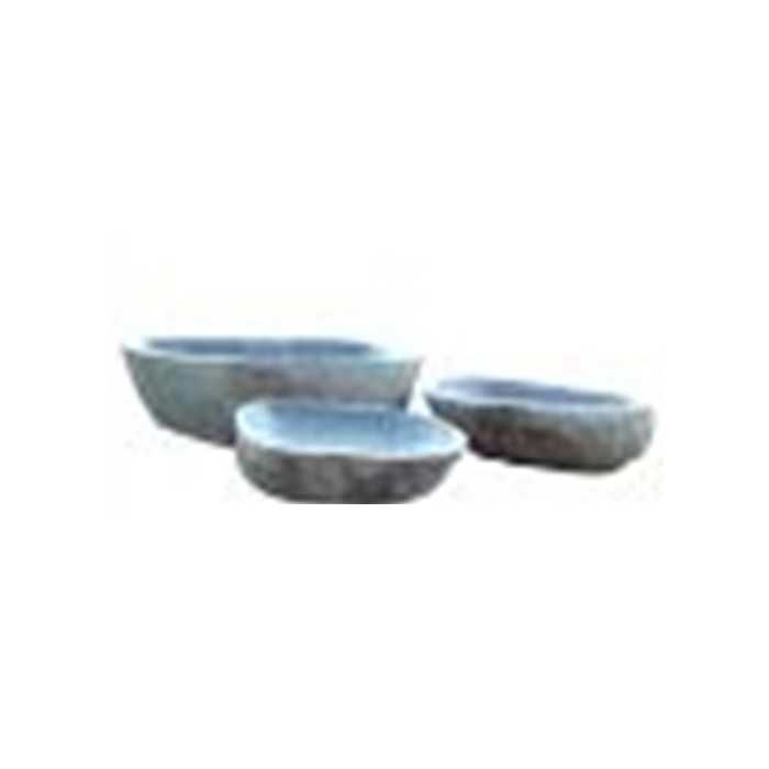 X ROUND POND MADE FROM RIVERSTONE SIZE L 30 CM 4250594770063 RS-POND01-L030