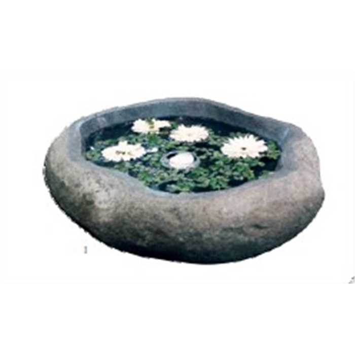 X ROUND POND MADE FROM RIVERSTONE SIZE S 16 CM 4250594769678 RS-POND01-S016