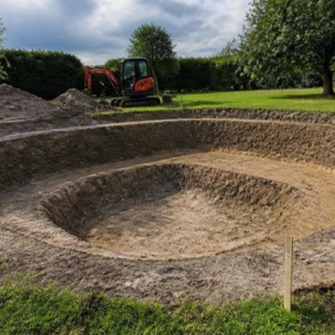 Comment creuser un étang : méthode de terrassement – Foudebassin