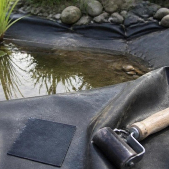 Réparation d'un trou dans une bâche de bassin – Foudebassin