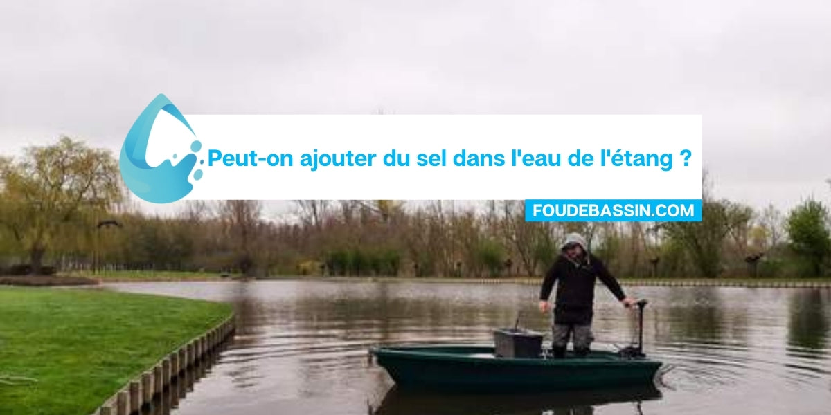 Peut-on ajouter du sel dans l'eau de l'étang ?