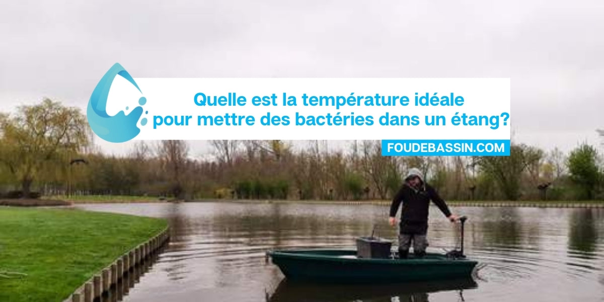 Quelle est la température idéale pour mettre des bactéries dans un étang?