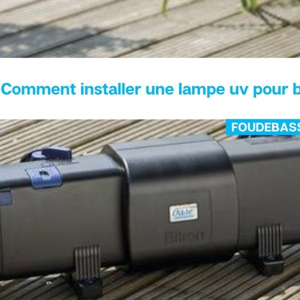 Comment installer une lampe uv pour bassin?