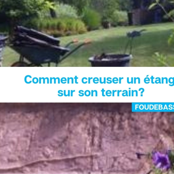 Comment creuser un étang sur son terrain?