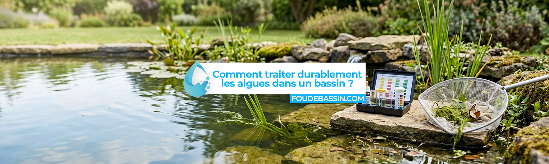 Comment traiter durablement les algues dans un bassin ? Les meilleures solutions pour traiter les algues