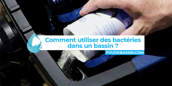 Comment utiliser les bactéries dans un bassin? Quand faut-il en ajouter?