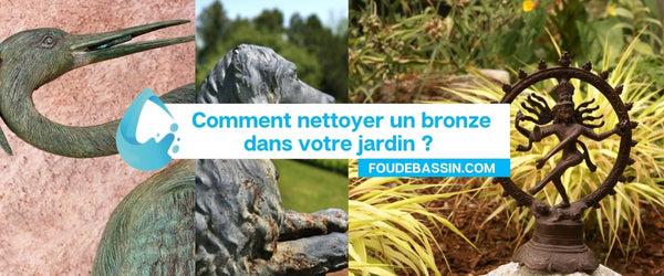 How to clean a garden bronze?