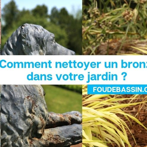 Comment nettoyer un bronze de jardin?