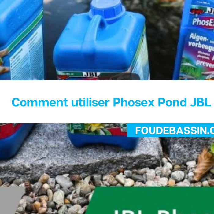 Comment utiliser Phosex Pond JBL ?