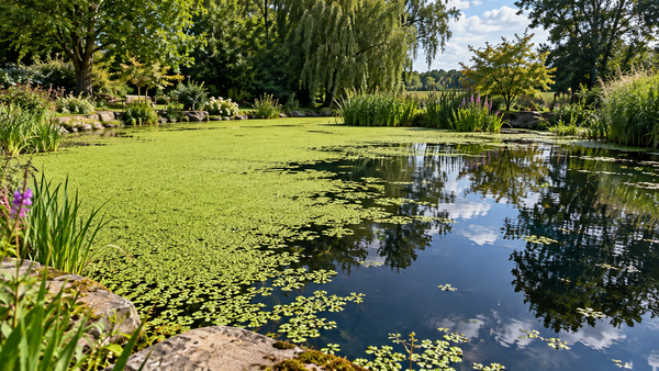 Duckweed in a pond: how can you eliminate it permanently and prevent it from returning?