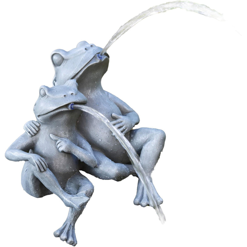 Figurine de bassin « Couple de grenouilles » 28 x 18 x 30 cm - Heissner 003232-00