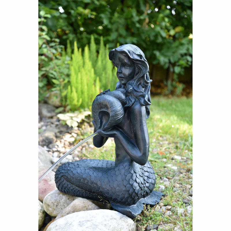Figurine de bassin « Sirène à l'amphore » 39 x 26 x 54 cm - Heissner 003235-00