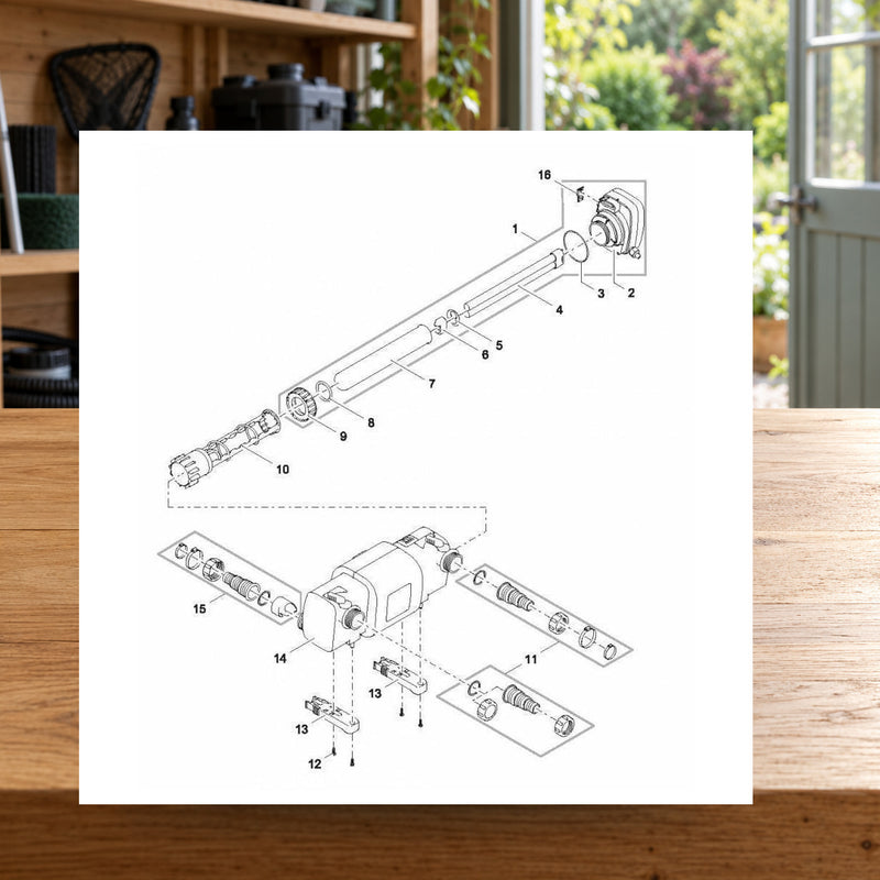 Détail photographique illustratif — Pièces détachées pour BITRON C 110 W