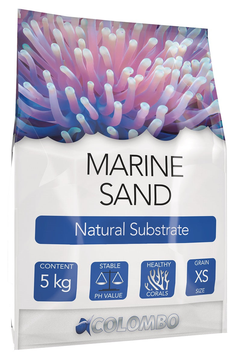Arena marina Colombo XS 5 kg - Arena marina natural para acuarios de arrecife y marinos
